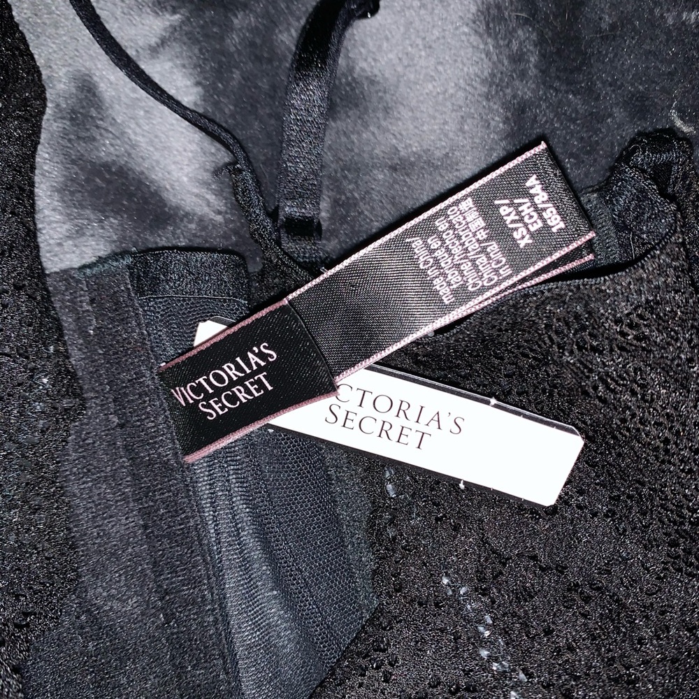 NEW Victoria’s Secret Corset Black Lace XS - Picture 7 of 10